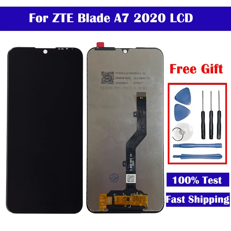 Оригинальный Pantalla для ZTE Blade A7 2020 ЖК-дисплей кодирующий преобразователь
