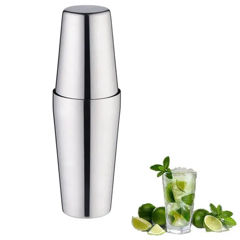 

2pcs 450ml/600ml Stainless Steel Cocktail Shaker Measure Cup Dual Shot Drink Spirit Measure Jigger Kitchen Gadgets