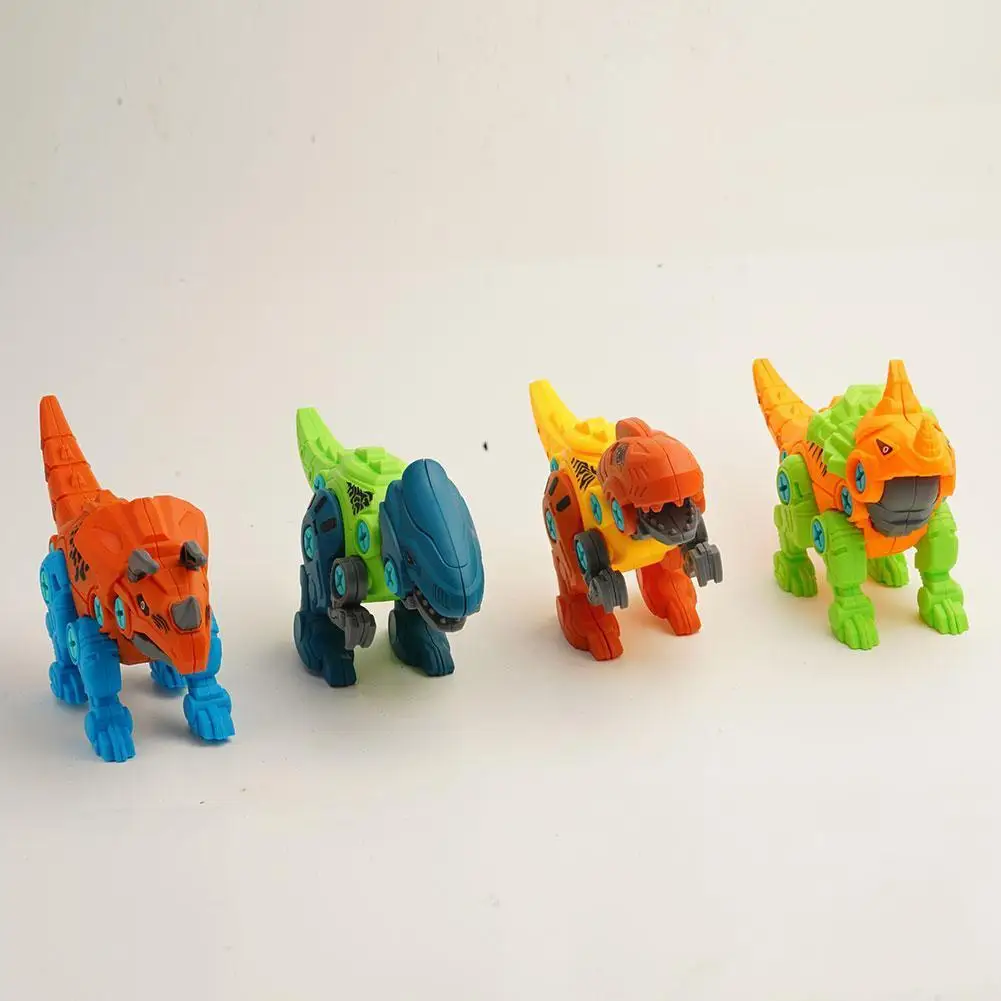 

Combination Dinosaur Building Blocks Velociraptor Tyrannosaurus Toy Acanthosaurus Toys Disassembly Children Triceratops O4V0