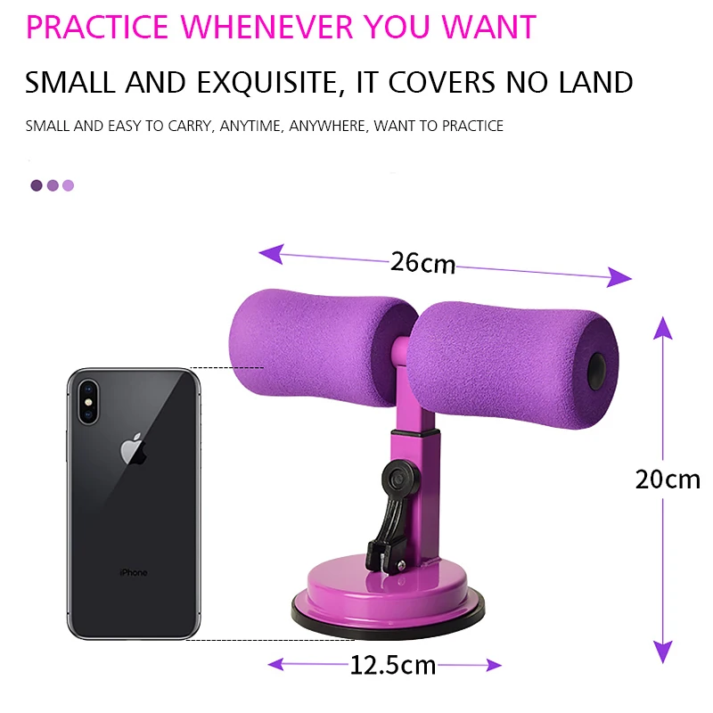 Gym Exercise Device Resistance Tube Fitness Sit Up Bar Assistant Workout Bench Equipment for Home Abdominal Machine Lose Weight | Спорт и