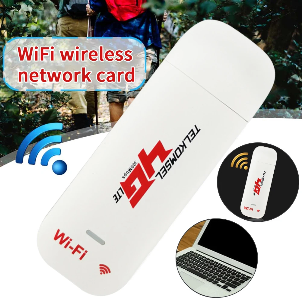 

100Mbps to 300Mbps B1 B3 UFI 4G LTE USB Modem Adapter 3G Wi-Fi Wireless Router SIM Wi Fi Hotspot for Window WiFi Network Card
