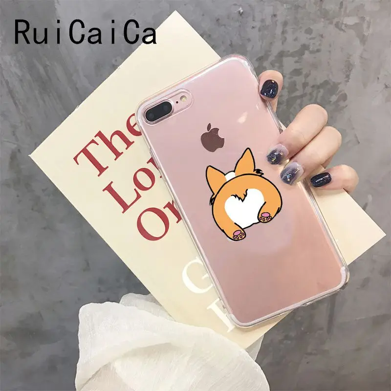 A3 RuiCaiCa милый корги Butt Animal Puppy клиент высокого качества чехол для телефона iPhone 8 7 6 6S Plus X XS MAX 5 5S SE XR 10 Чехол - Цвет: A3