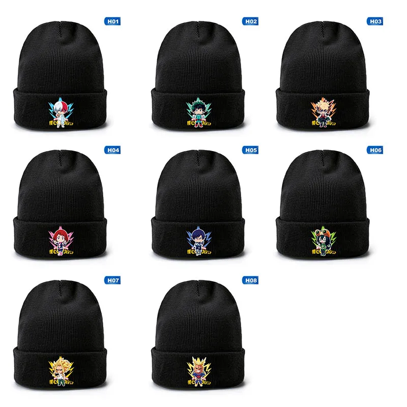 Теплая вязаная шапка My Hero Academia уличная одежда лыжная шапочка новый костюм для