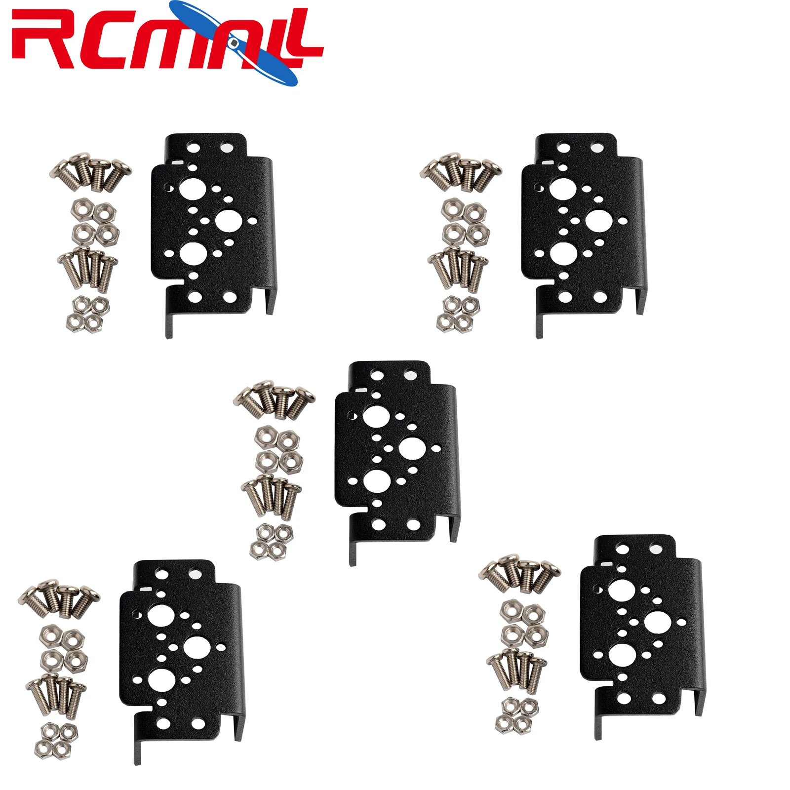 5Pcs Aluminum Multifunction Servo Bracket Steering Head for MG995 MG996R S3003 Robot Manipulator | Электроника