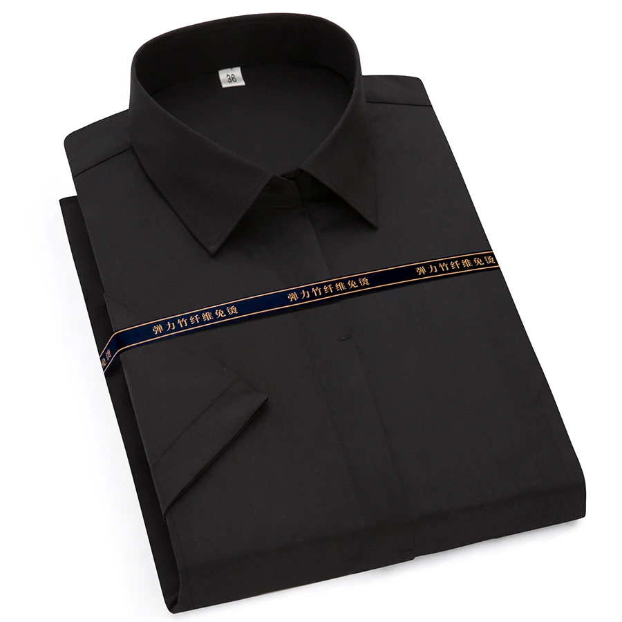 Женская блузка из бамбукового волокна с коротким рукавом