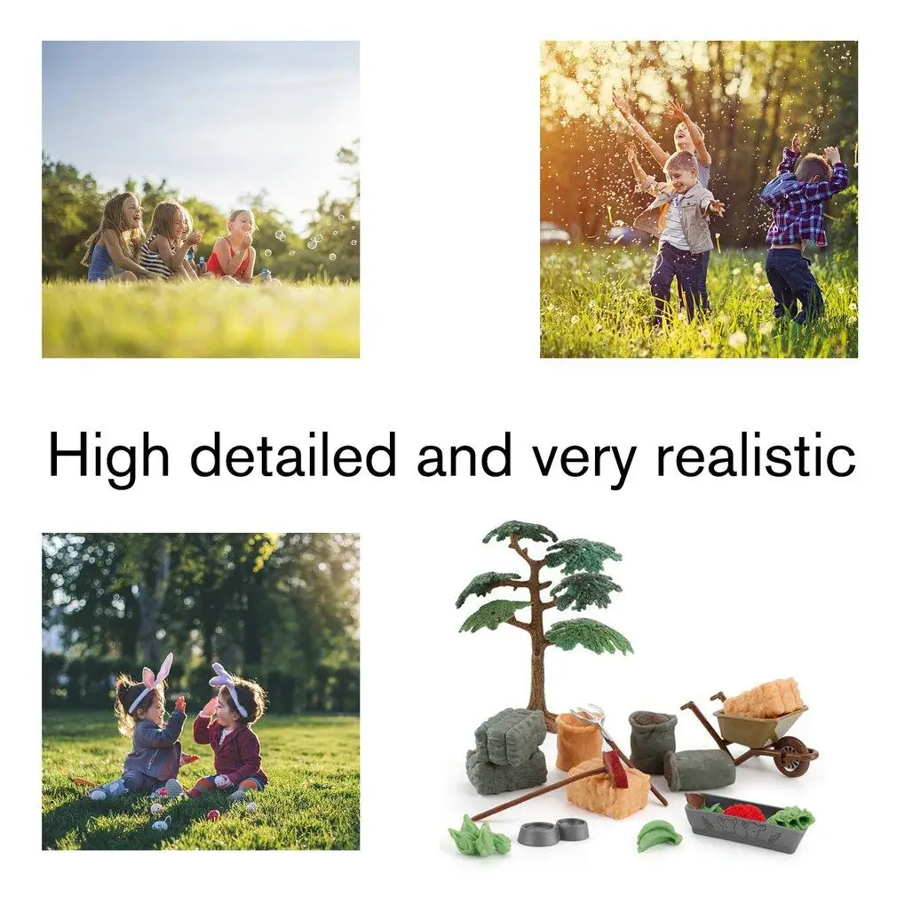 Игрушки на день детей Настольная ферма сцена песок стол аксессуары модель