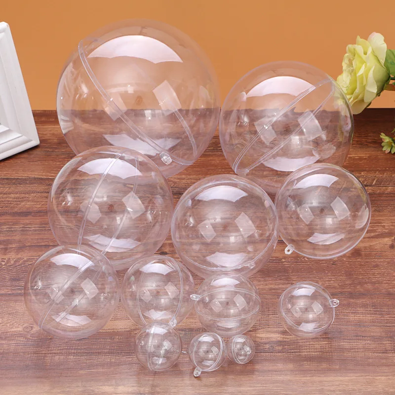 Заполненный шар. Шар прозрачный пластиковый. Прозрачные пластиковые шары. Пластиковый прозрачный шар для декора. Пластиковые шары для декорирования.