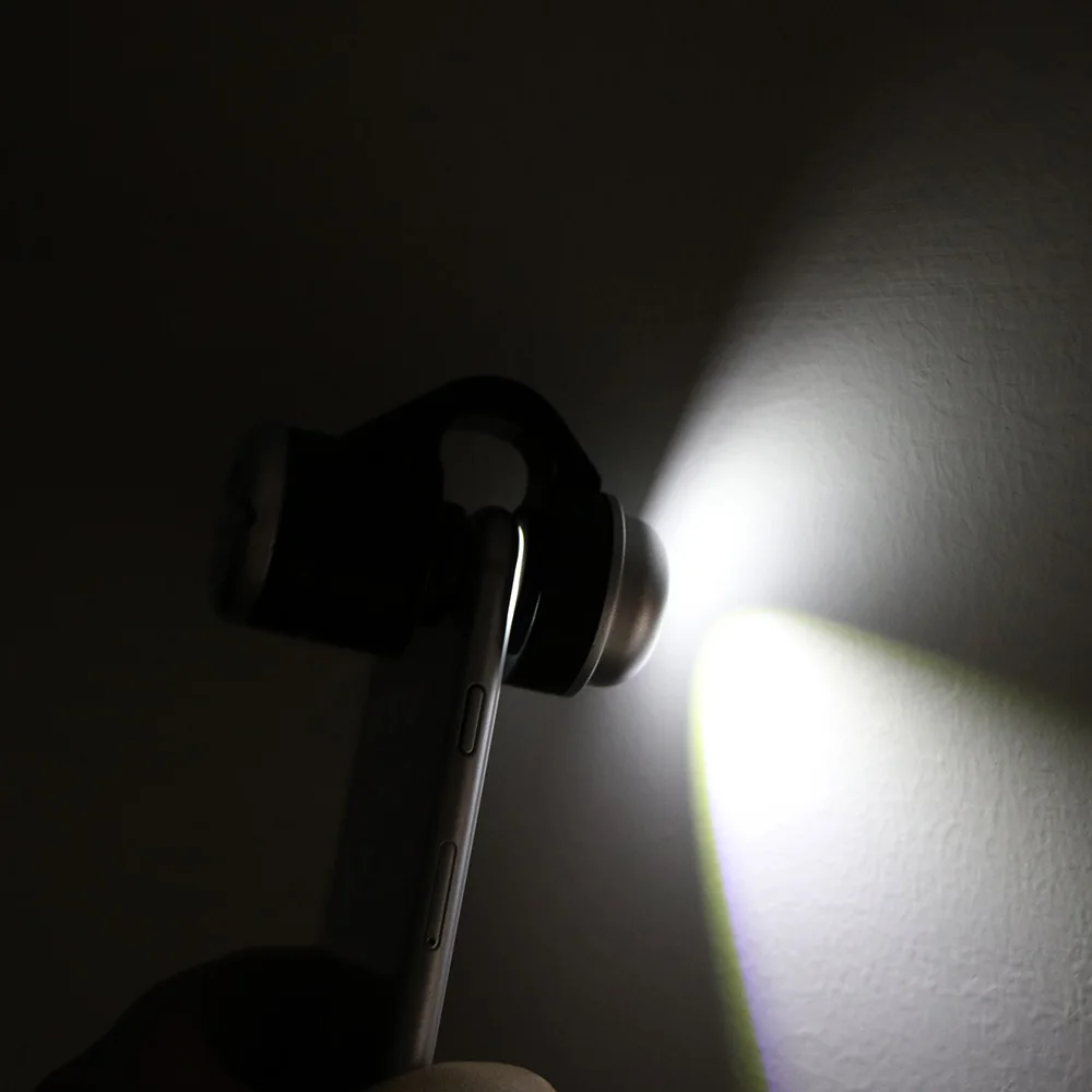 Микроскоп для телефона регулируемый телескопический объектив с зажимом