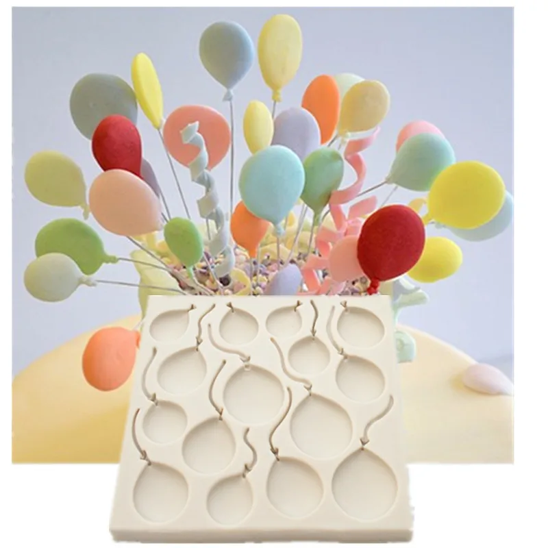 Luyou DIY на день рождения воздушные шары Fondant силиконовые формы для торта кекс