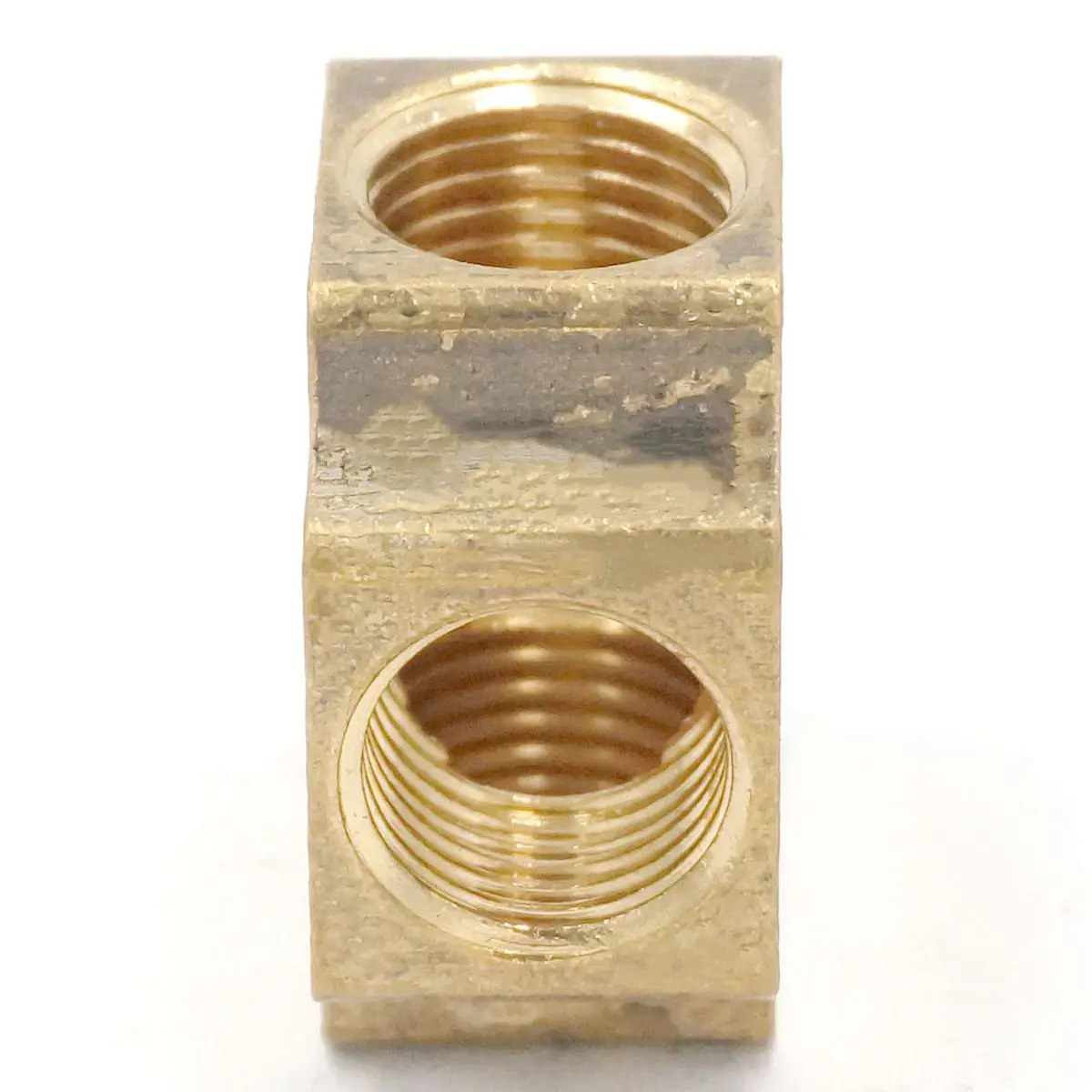 1/4" BSP Thread Cross 4 Way Brass Pipe fitting Equal Female Connector For Grease System hydraulic system | Обустройство дома