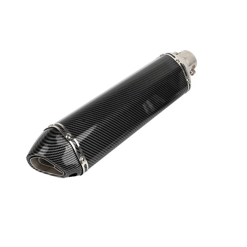 

Motorcycle Helmet Carbon Fiber Silent Exhaust Tube for Nmax FZ1 R6 R15 R3 ZX6R ZX10 Z900 CBR1000 GSXR1000 PCX125 PCX150