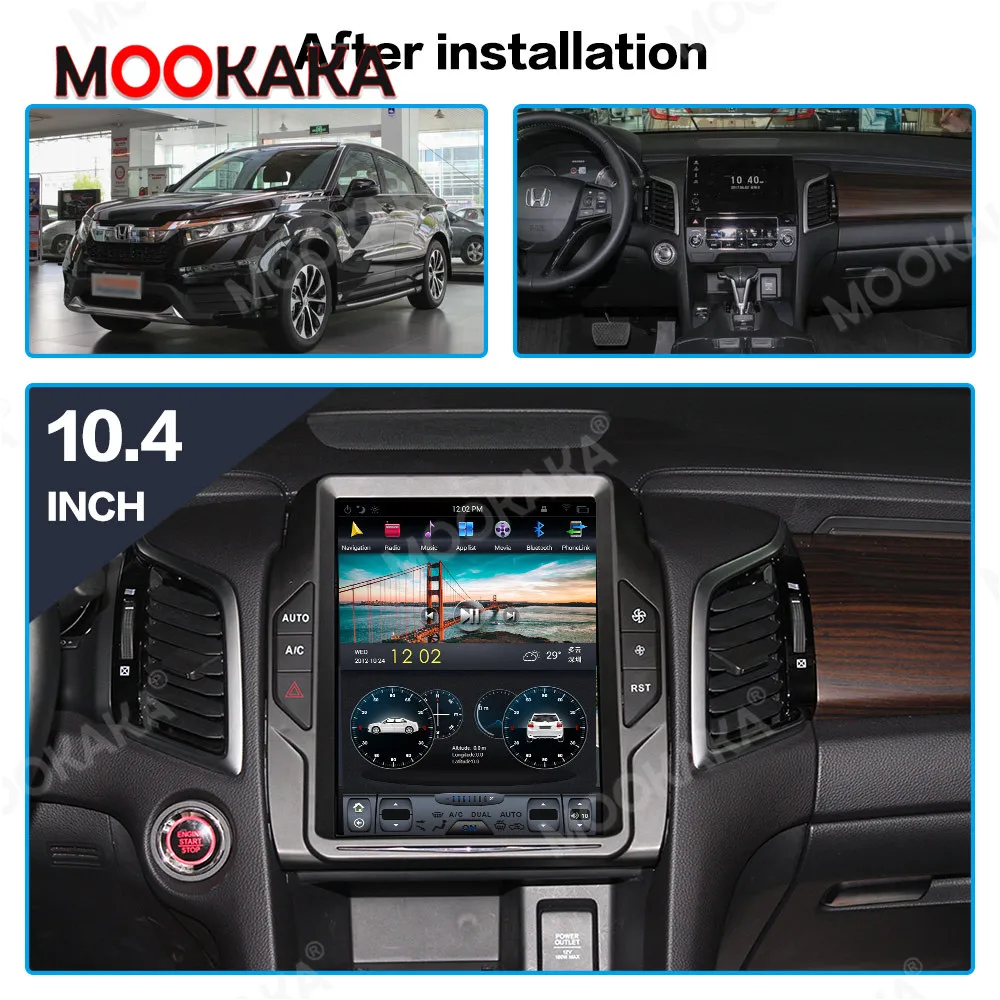 

For HONDA AVANCIER 2017+ Tesla Screen Android PX6 Car Multimedia Radio Stereo Player GPS Navigation Head Unit DSP Carplay No Dvd