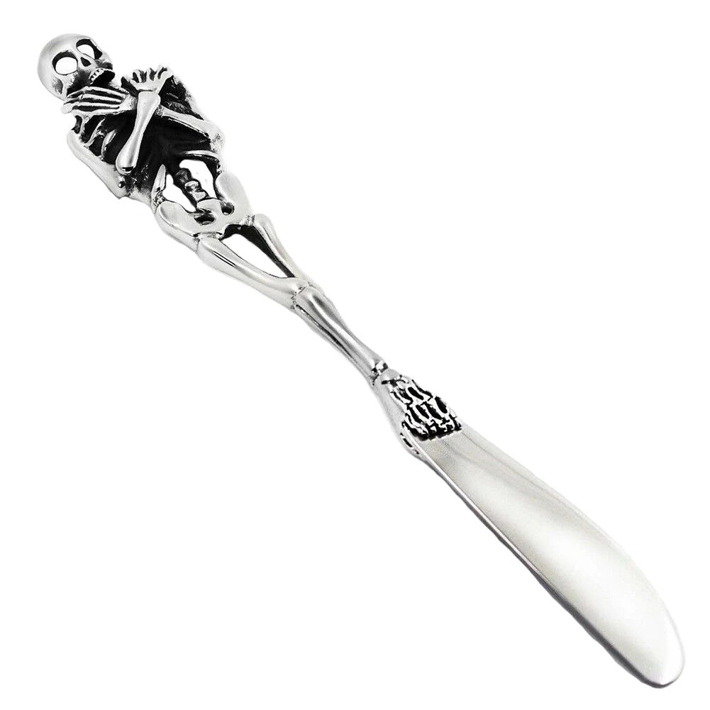 Stainless Steel Spoon Fork Knife Dinner Cutlery Set Skull Halloween Wedding Party Modern Kitchen Portable Flatware Tool | Дом и сад