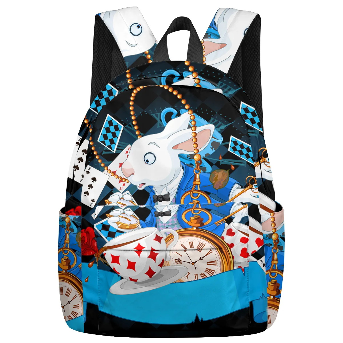 Повседневный школьный рюкзак Alice In Wonderland студенческий для ноутбука сумка книг |