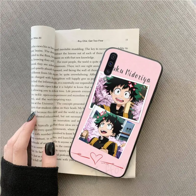 

My Hero Academia deku bakugou Boku Phone Case For Samsung galaxy A S note 10 7 8 9 20 30 31 40 50 51 70 71 21 s ultra plus
