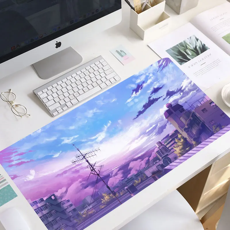 

Рождественский подарок, большой коврик для мыши с изображением Луны и пейзажа, компьютерный коврик для ПК, Бесплатная доставка, большой ков...