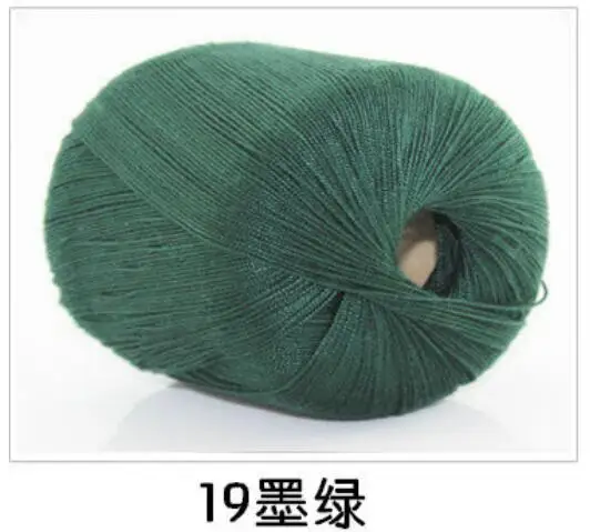 19 5 шт.* 50 г пряжа для вязания linha de croche шелковая нить для наращивания вязания игл вязание хлопок ручная работа белье t50 - Цвет: 19