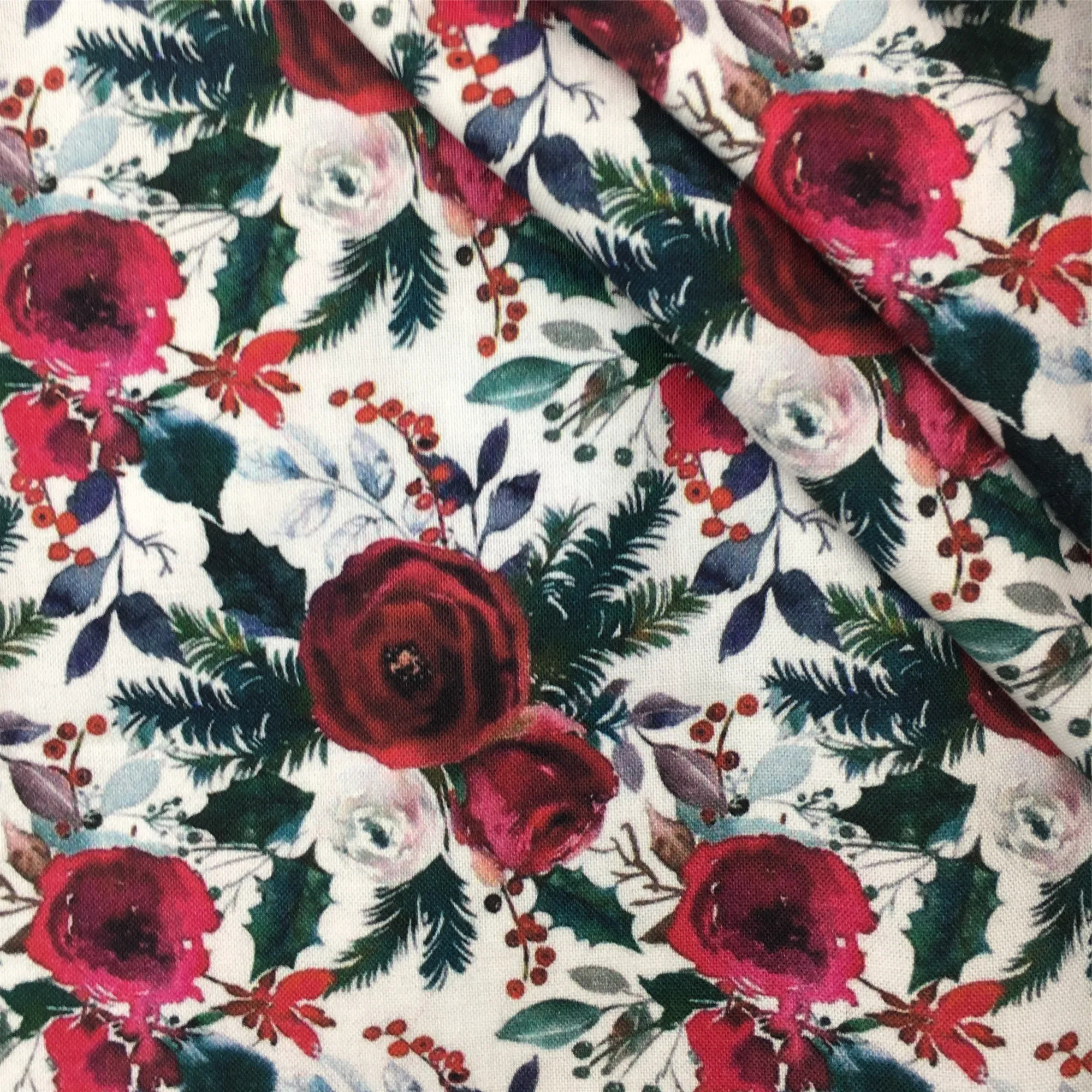 100% чистый хлопок/полиэстер хлопковая цветочная ткань лоскутное шитье стеганая