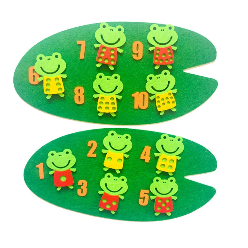 2020 ручной работы ручная работа лягушка чисел подсчет математическая игрушка