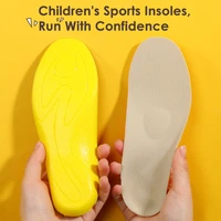 bangni kids orthopedic insole arch support for child flat feet running insert soft pu inserts elastic sports shoes pad orthotics