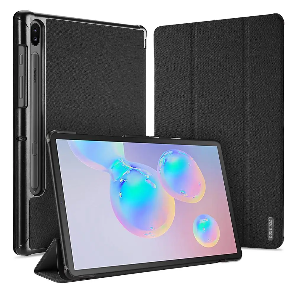 Флип чехол для samsung TAB S6 10 5 sm T860 T865 из кожи ПУ и ПК ударопрочный защитный подставка