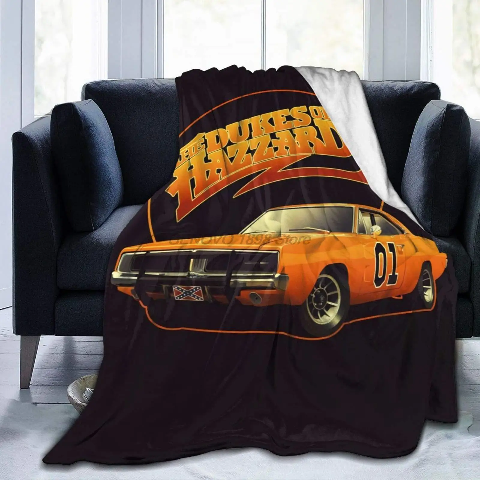 Ультрамягкое Флисовое одеяло Dukes of hazустройства подходит для дивана на все сезоны