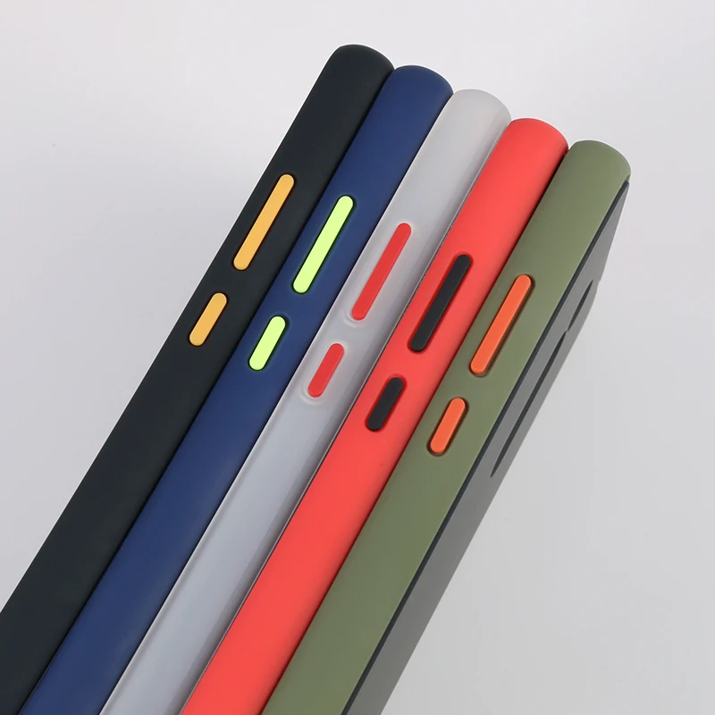 Matte Transparent Phone Case for Xiaomi Redmi K20 Pro mi 9T pro Silicone Frame Armor Hard Clear Back Cover Shockproof Funda |