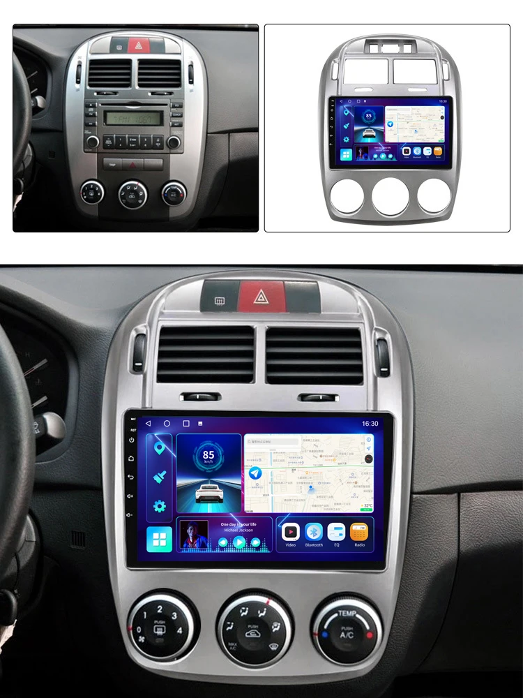 Автомобильный радиоприемник Android 2004 Wi-Fi 4G для Kia Cerato Spectra 1 LD 2008-автомобильный