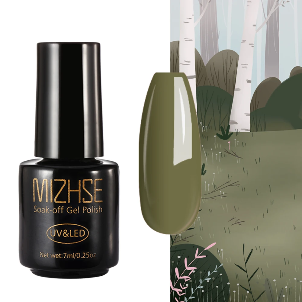GLL002 MIZHSE Гель-лак для ногтей масло Esmalte Permanente гель UV Y Led Gellak Фиолетовый Белый Черный чистый цветной Гель-лак для ногтей основа для ногтей - Цвет: GLL002