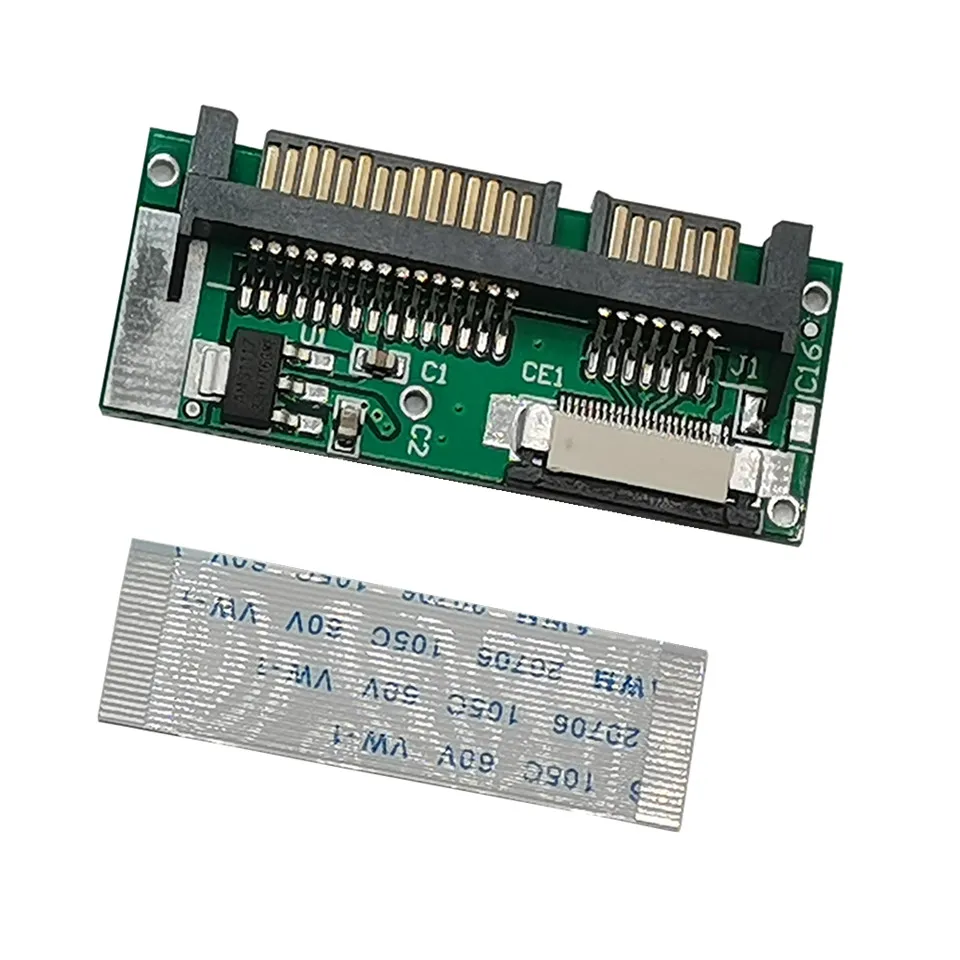 

1.8" ZIF/LIF CE HDD Hard Disk Drive SSD to 7+15 22 Pin SATA Adapter Converter