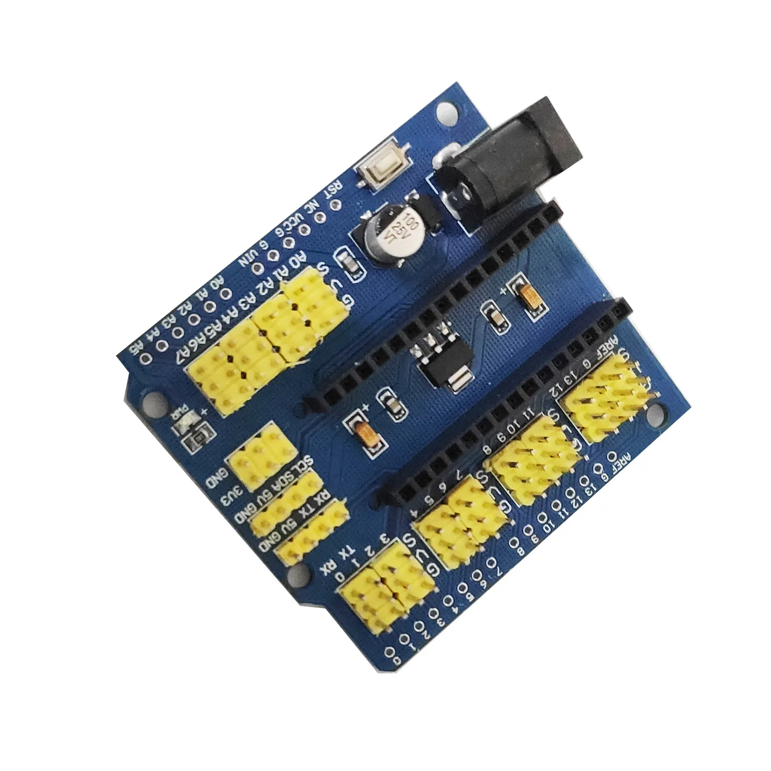 5 шт./лот NANO I/O IO датчик расширения щит модуль для Arduino UNO R3 Nano V3.0 контроллер совместимая плата IEC PWM интерфейс