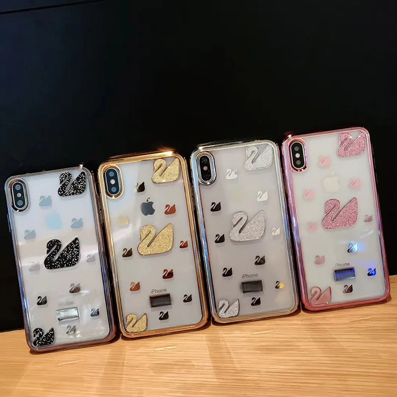 Чехол для телефона Swarovskie iphone X XR XS MAX 6 6s 7 8 Plus чехол чехлы|Чехлы-накладки| |