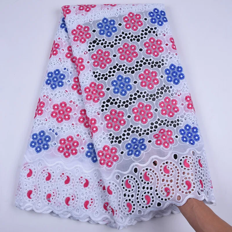 Африканская швейцарская вуаль с отверстиями кружево в Швейцарии мягкая 100%