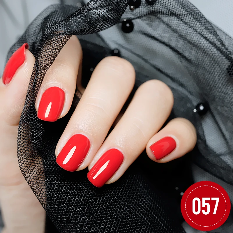 УФ гель лак для ногтей MorCat винно красный вампирный дизайна Полупостоянный Гель 15