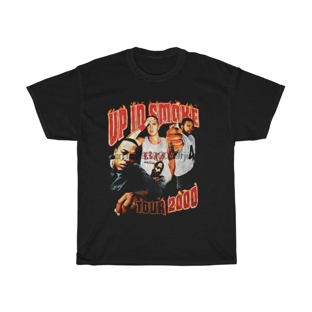 

Vintage Rap Up In Smoke Tour 2000 Dre Eminem Snoop Reprint Unisex Heavy Cotton Tee