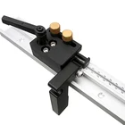 Регулируемый Т-образный стоп для торцов, Т-образный слот, ограничитель скольжения, локатор для деревообрабатывающей пилы, сделай сам