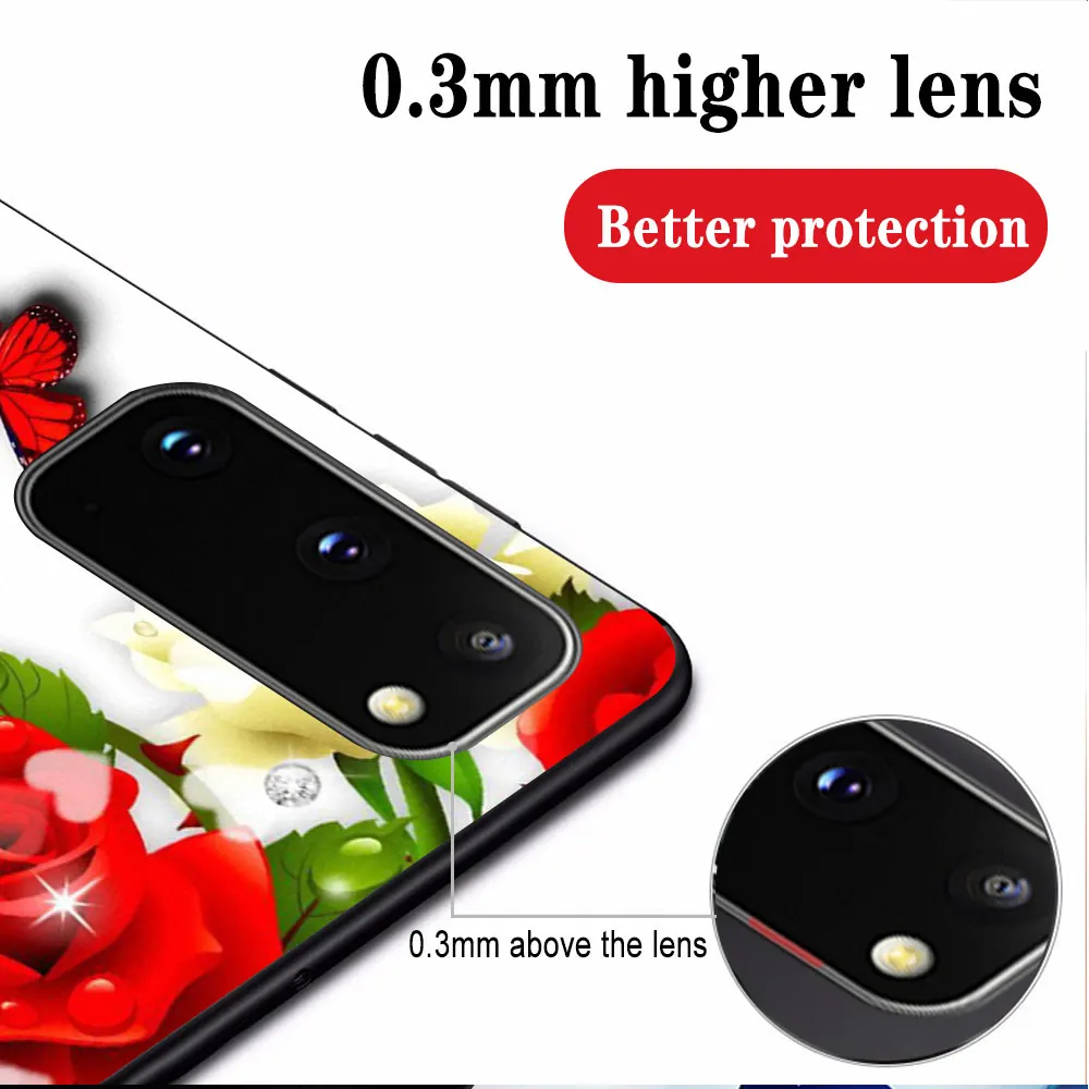 

Butterfly Case For Samsung A51 A71 A50 A70 A20 A40 A20E S20 S10 S9 S8 S7 Edge Ultra Puls Note 10 9 8 Plus Black Cover Funad Capa