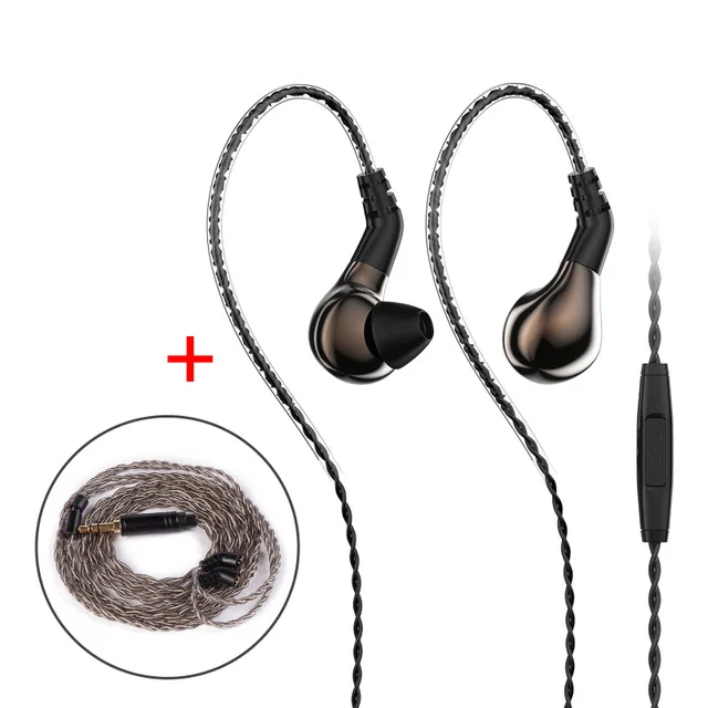 

BLON BL-03 bl03 10mm Carbon Diaphragm Dynamic Driver In Ear Earphone HIFI DJ Running Sport Earphone Earbud Detachable 2PIN Cable