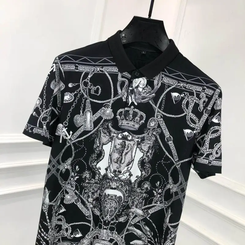 CH031264Fashion Men'sTops &amp Tees 2020 Подиумные Роскошные вечерние футболки известного