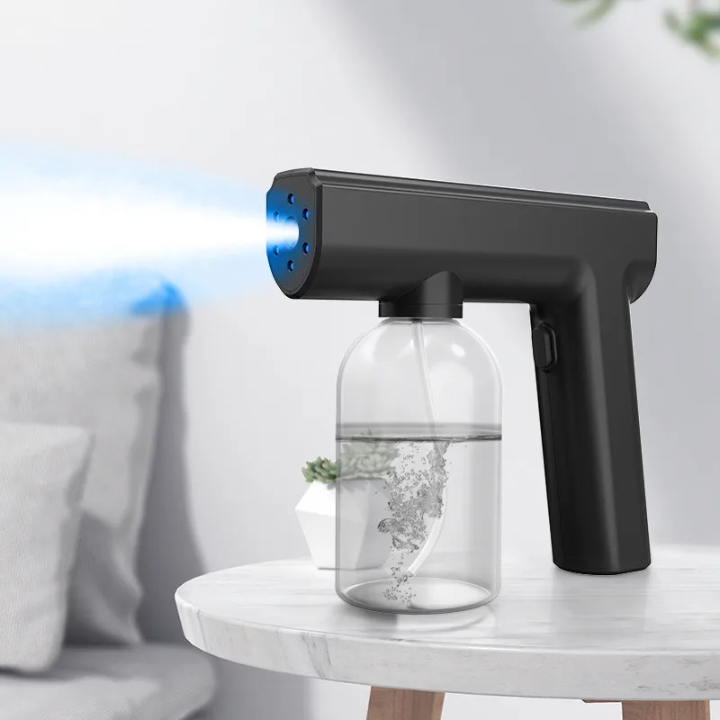 

300ml Disinfection Blue Light Nanos Steam Guns Hair Care Hand-held Spray Machine Ultra Fine Aerosol Water Mist Trigger Sprayer