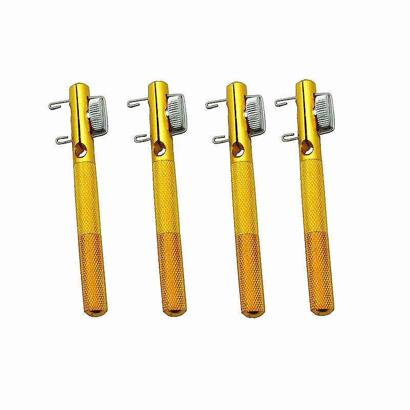 Полностью металлический инструмент для завязывания рыболовных крючков и