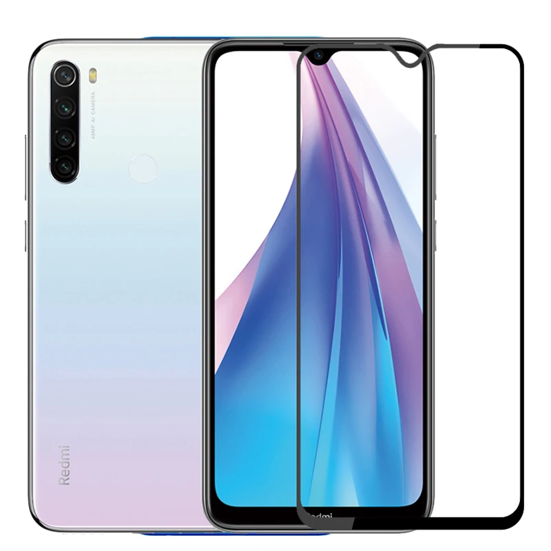 Защитное стекло для Xiaomi Redmi Note 8 T чехол с полным покрытием Xiomi Remi Note8t закаленное