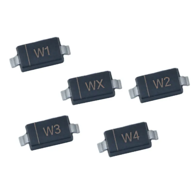 100Pcs SMD Zener Diode SOD-123 BZT52C11 WG BZT52C12 WH BZT52C13 WI BZT52C15 WJ BZT52C16 WK BZT52C18 WL BZT52C20 WM BZT5222 WN |