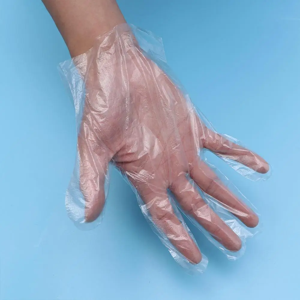 

100PCS/Set Food Plastic Gloves Disposable Gloves for Restaurant Kitchen BBQ Eco-friendly Food Gloves Fruit Vegetable Gloves