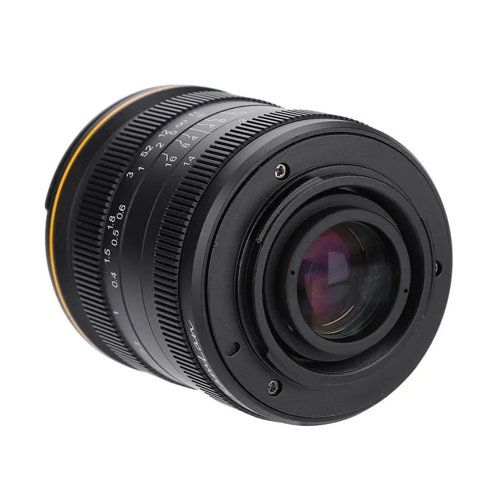 

Kamlan 28mm f1.4 Wide Angle APS-C Large Aperture Manual Focus Lens for Canon EOS-M /Sony-E/Fuji-X Camera Lens