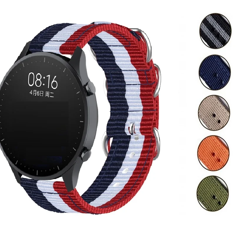 Strap For Samsung Galaxy watch 46mm/42mm/active 2 gear S3 Frontier/huawei watch gt 2e/2/amazfit bip/gts strap 20/22mm watch Band scrunchie strap for samsung galaxy watch 46mm gear s3 frontier band 20 22mm bracelet huawei watch gt 2 strap 46 mm 42mm active 2