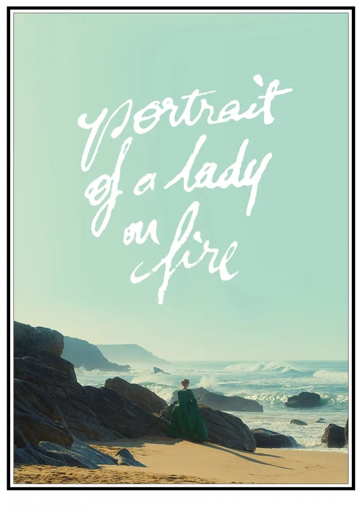 Portrait de la jeune fille en feu poster Movie decorative painting home art wall sticker | Дом и сад