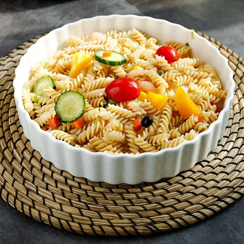 8 дюймов керамическая круглая тарелка для сыра сковорода пиццы противень выпечки