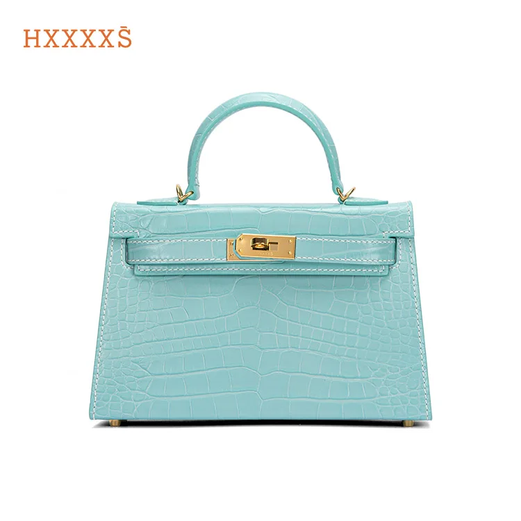 

HXXXXS Crocodile pattern new light luxury spoof leather bag purses and handbags luxury designer designer bag handbags