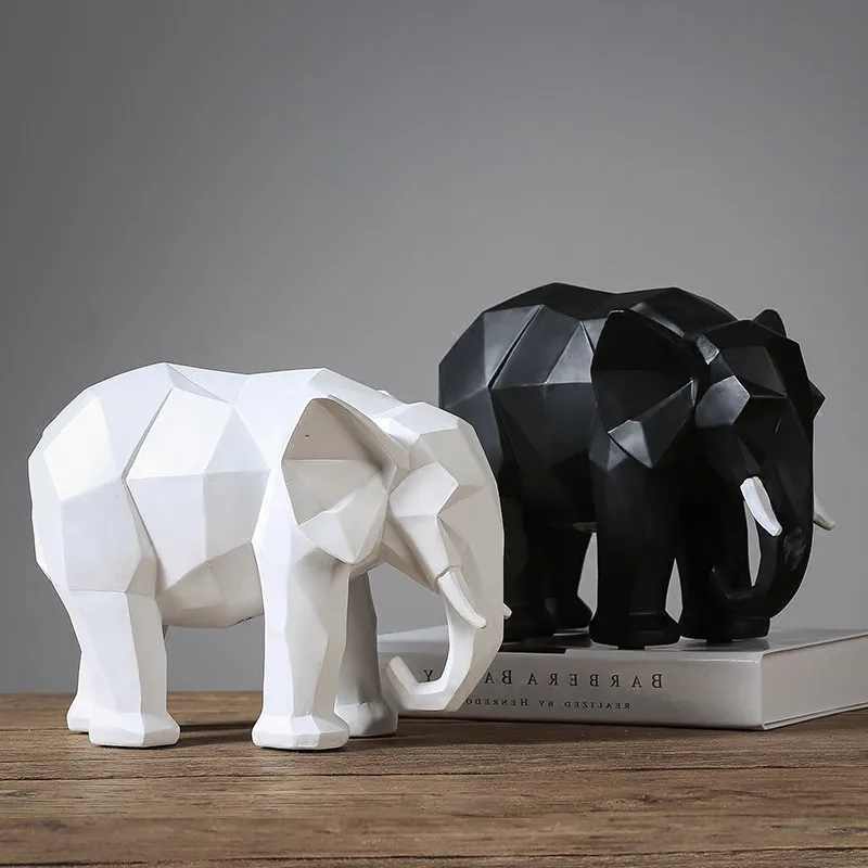 Полимерная Статуэтка HHT KING kong с геометрическим рисунком животных статуэтка волка